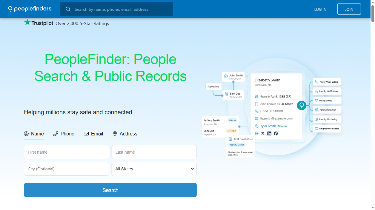 How to remove your personal information from PeopleFinders